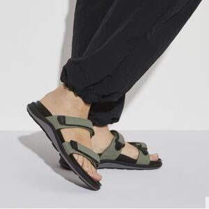 Birkenstock Olive and Black Men's Sandals